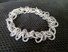 Gorgeous chunky silver Bracelet